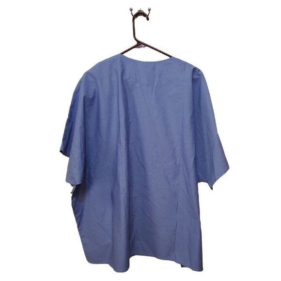 Ams Nursing Scrub Top  3XL Ceil Blue - Picture 2 of 4